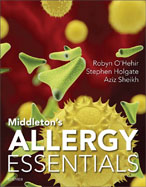 Image of the book cover for 'Middleton's Allergy Essentials'