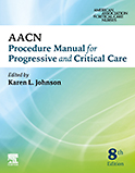 Image of the book cover for 'AACN Procedure Manual for Progressive and Critical Care'