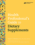 Image of the book cover for 'Health Professional's Guide to Dietary Supplements'