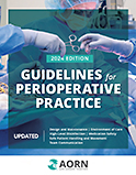 Image of the book cover for 'Guidelines for Perioperative Practice 2024'