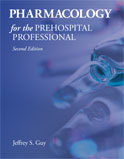 Image of the book cover for 'Pharmacology for the Prehospital Professional'