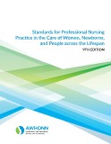 Image of the book cover for 'Standards for Professional Nursing Practice in the Care of Women, Newborns, and People Across the Life Span'