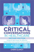 Image of the book cover for 'Critical Conversations in Healthcare'
