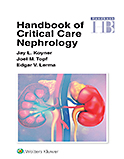 Image of the book cover for 'Handbook of Critical Care Nephrology'