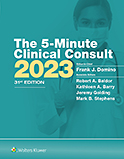 Image of the book cover for 'The 5-Minute Clinical Consult 2023'