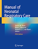 Image of the book cover for 'Manual of Neonatal Respiratory Care'