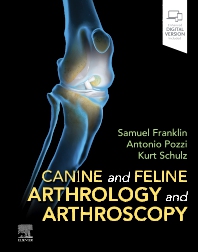Image of the book cover for 'Canine and Feline Arthrology and Arthroscopy'
