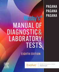 Image of the book cover for 'Mosby's Manual of Diagnostic and Laboratory Tests'