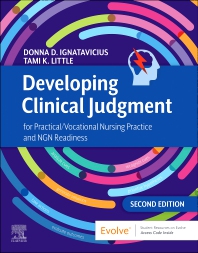 Image of the book cover for 'Developing Clinical Judgment for Practical/Vocational Nursing Practice and NGN Readiness'