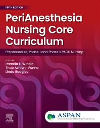 Image of the book cover for 'PeriAnesthesia Nursing Core Curriculum'