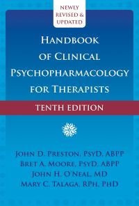 Image of the book cover for 'Handbook of Clinical Psychopharmacology for Therapists'