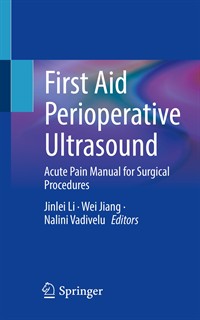 Image of the book cover for 'First Aid Perioperative Ultrasound'