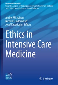 Image of the book cover for 'Ethics in Intensive Care Medicine'