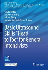 Image of the book cover for 'Basic Ultrasound Skills “Head to Toe” for General Intensivists'