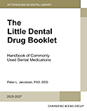 Image of the book cover for 'The Little Dental Drug Booklet 2025-2027'